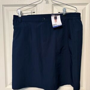 NWT Tilley Ladies’ Trek Skort UPF 50+ Stretch Ripstop Outdoor Skirt Large Navy
